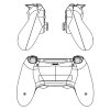 Army Green Camouflage Wireless Bluetooth Game Handle Controller for PS4 - Image 3