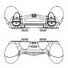 Army Green Camouflage Wireless Bluetooth Game Handle Controller for PS4 - Image 4