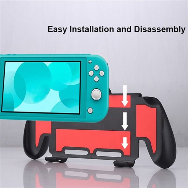 Non-slip Grip Handle Protective Case for Switch Lite (Blue) - Image 7