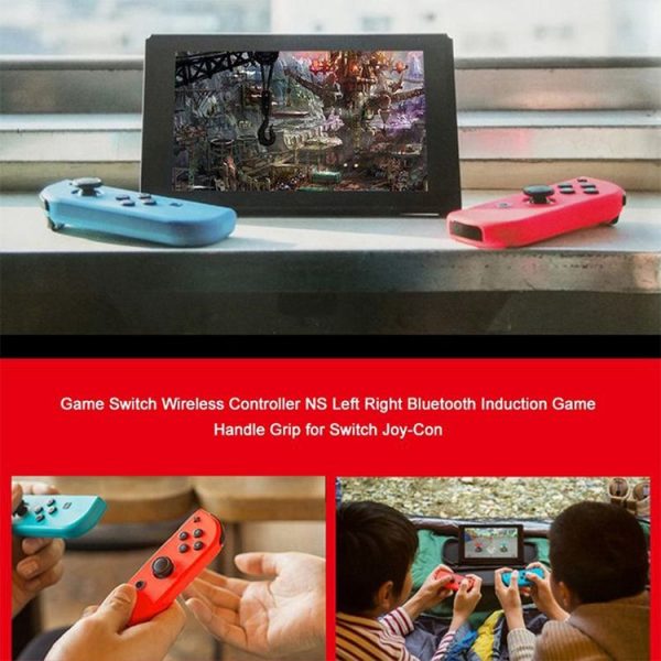 Left and Right Bluetooth Wireless Joypad Gamepad Game Controller for Switch (Black) - Image 10