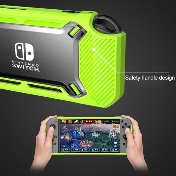 Non-slip Silicone Protective Case for Switch (Green) - Image 3