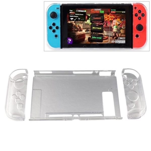 Split Style Non-slip Silicone Protective Case for Switch Lite (White)