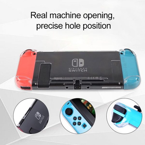 Split Style Non-slip Silicone Protective Case for Switch Lite (White) - Image 5