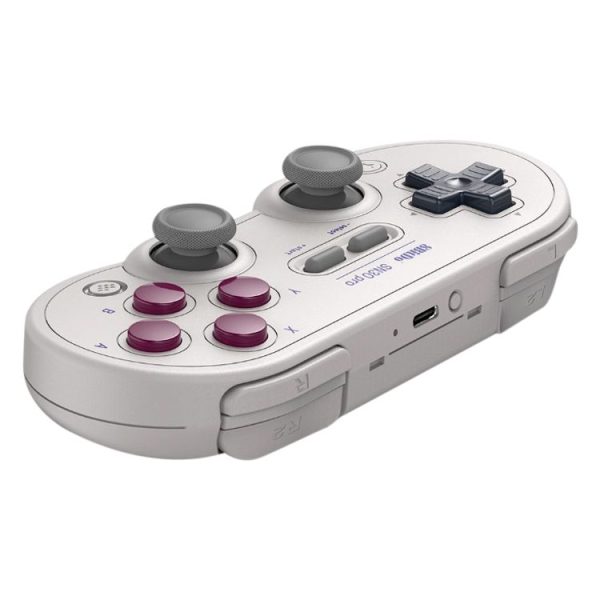 8BitDo SN30 Pro Bluetooth Gamepad Hall Version for Switch / Steam / PC / Android (White) - Image 2