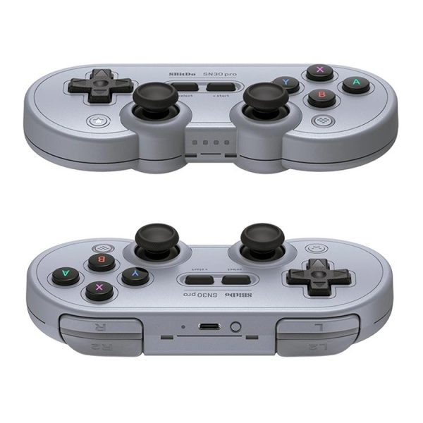 8BitDo SN30 Pro Bluetooth Gamepad Hall Version for Switch / Steam / PC / Android (Grey) - Image 3