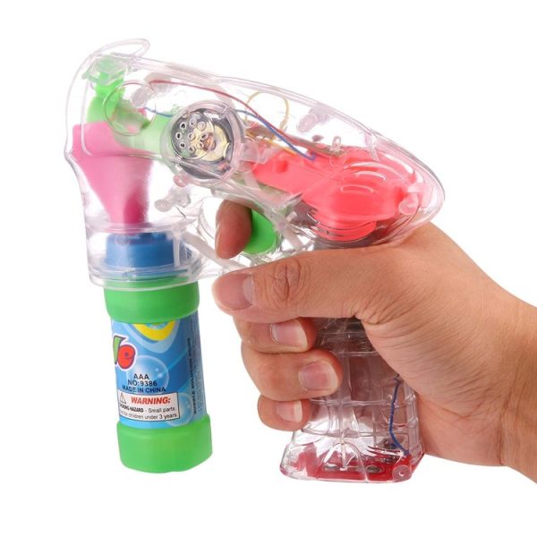 Electric Transparent Toy Bubble Gun, Bubble Liquid Not Included - Image 4