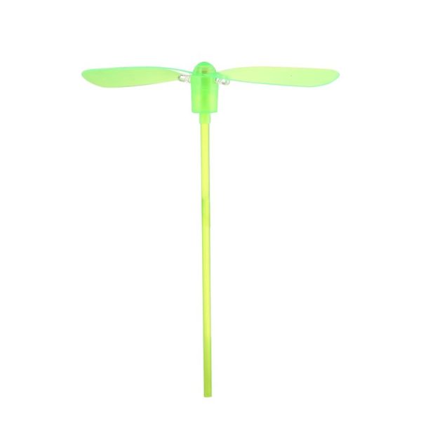 10 PCS Amazing LED Light Flying Bamboo Dragonfly Toy, Random Color Delivery - Image 2