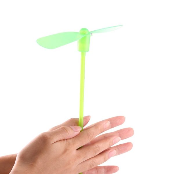 10 PCS Amazing LED Light Flying Bamboo Dragonfly Toy, Random Color Delivery - Image 5