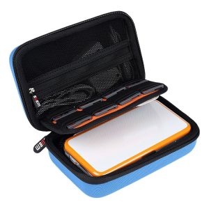 BUBM Multi-function Portable Game Machine EVA Storage Bag Protective Box for Nintendo 3DSLL (Blue)