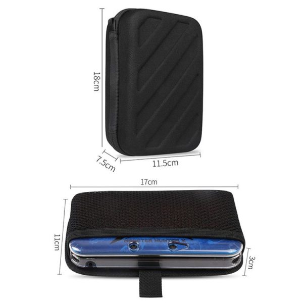 BUBM Multi-function Portable Game Machine EVA Storage Bag Protective Box for Nintendo 3DSLL (Blue) - Image 5