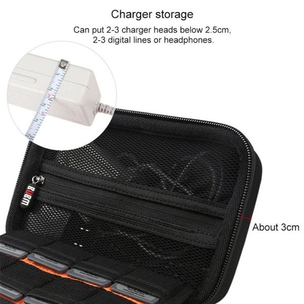 BUBM Multi-function Portable Game Machine EVA Storage Bag Protective Box for Nintendo 3DSLL (Blue) - Image 7