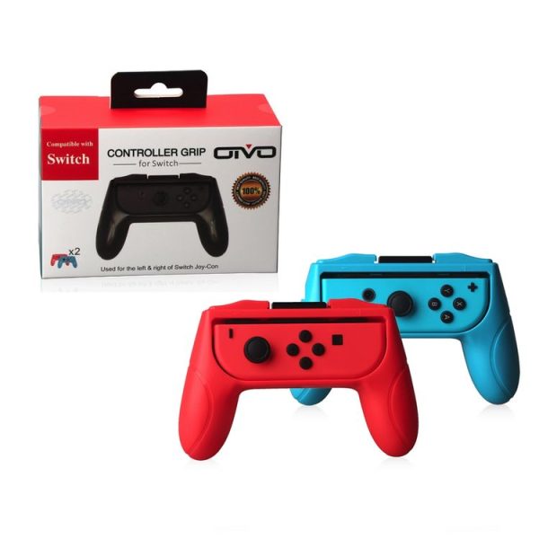 OIVO 2 PCS Left and Right Game Handle Grip Controller for Nintendo Switch Joy-con Grip - Image 6
