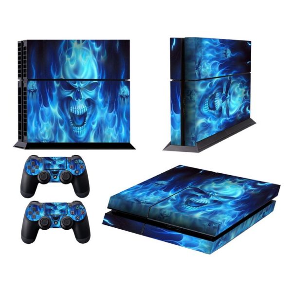Dokuro Pattern Fashion Color Protective Film Sticker for Sony PS4 - Image 2