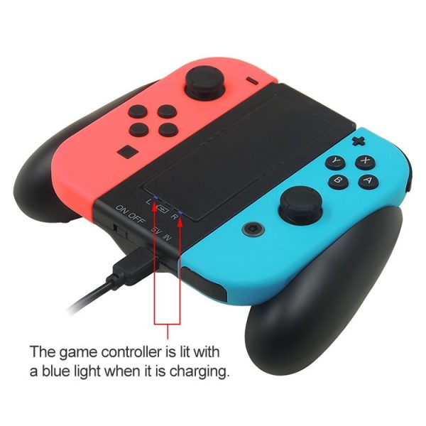 Iplay S005 Controller Grip Charger for Nintendo Switch Joy-Con - Image 6