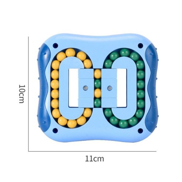 Rotating Magic Bean Fingertip Magic Cube Children Finger Top Intellectual Toy (Blue) - Image 3