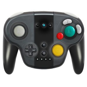 Type-C Port Game Handle Controller for Switch Pro, Support TURBO & NFC Function (Black)