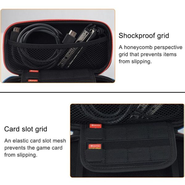 EVA Game Console Storage Box Protective Case for Nintendo Switch Mini (Grey) - Image 4