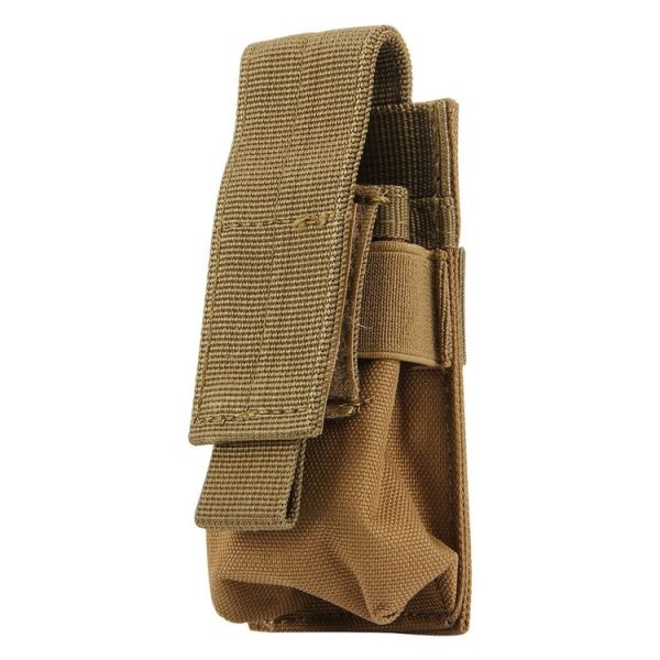 M5 Multifunctional Outdoor Sports Mini Portable Flashlight Protective Cover / Bag, Size: 15 x 4.7 x 2 cm (Brown) - Image 2