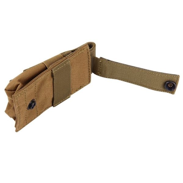 M5 Multifunctional Outdoor Sports Mini Portable Flashlight Protective Cover / Bag, Size: 15 x 4.7 x 2 cm (Brown) - Image 6
