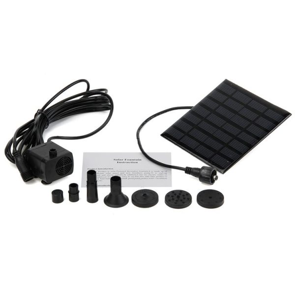 Squared Solar-powered Water Fountain Pump - Image 4