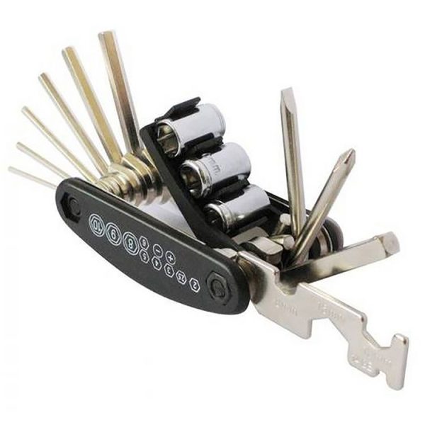 16 in 1 Multifunction Folding Bicycle Repair Combination Tools - Image 2