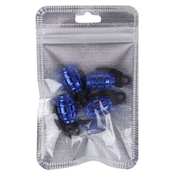 4 PCS Universal Car Tire Valve Caps (Dark Blue) - Image 5
