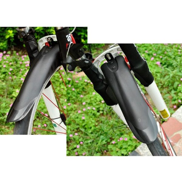 Mountain Road Fits Cycling Creative Mud Guard Dovetail Style Fenders Set for Bike Front And Rear (Black) - Image 5