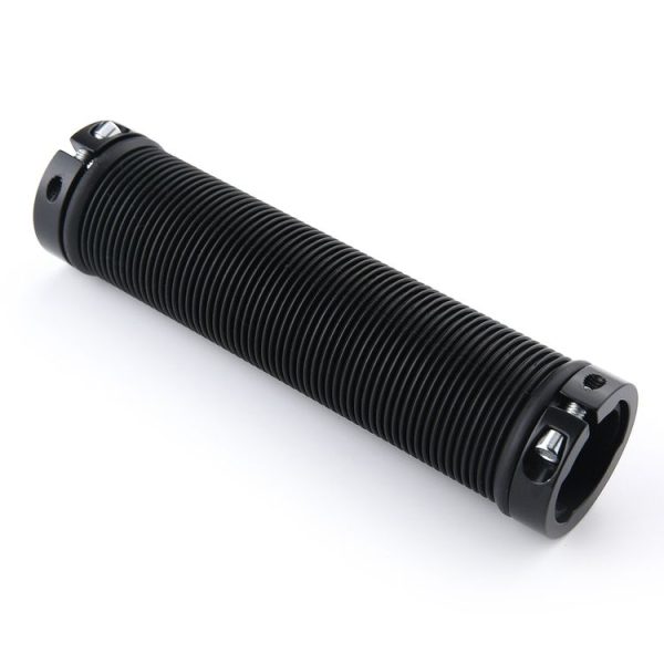 1 Pair AG15 Bicycle MTB Bike Lock-on Rubber Handlebar Grips (Black) - Image 2
