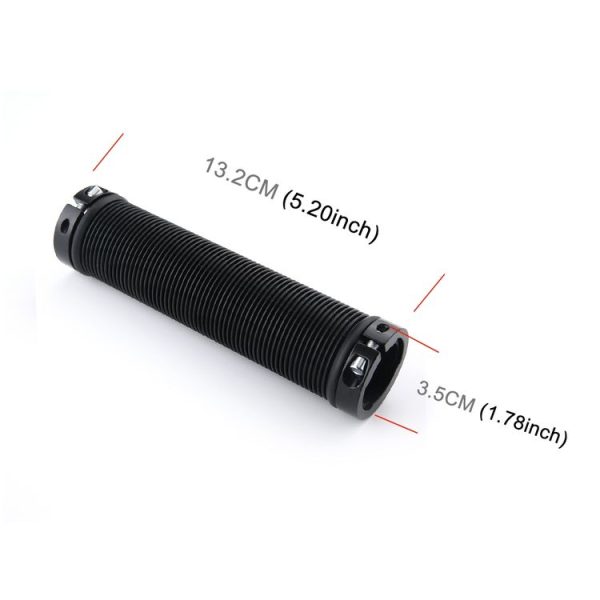 1 Pair AG15 Bicycle MTB Bike Lock-on Rubber Handlebar Grips (Black) - Image 3
