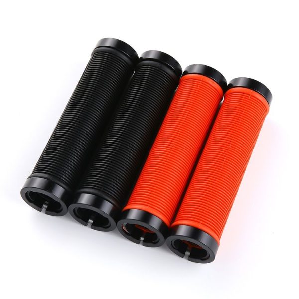 1 Pair AG15 Bicycle MTB Bike Lock-on Rubber Handlebar Grips (Black) - Image 5