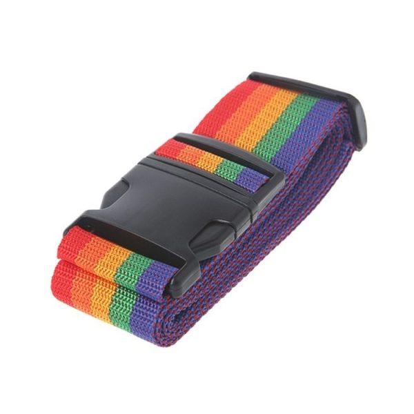 Cross Rainbow Elastic Telescopic Bag Bungee Luggage Packing Belt Travel Luggage Fixed Strap (Colour) - Image 3