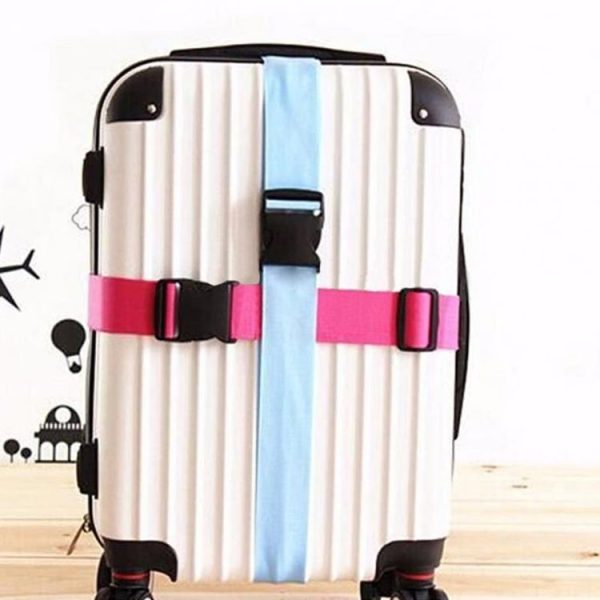 Cross Rainbow Elastic Telescopic Bag Bungee Luggage Packing Belt Travel Luggage Fixed Strap (Colour) - Image 6