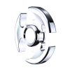 Fidget Spinner Toy Stress Reducer Anti-Anxiety Toy with Fluorescent Light for Children and Adults, About 8 Minutes Rotation Time, R188 Steel Beads Bearing + Stainless Steel Material, Hammer Head Shape