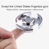Fidget Spinner Toy Stress Reducer Anti-Anxiety Toy with Fluorescent Light for Children and Adults, About 8 Minutes Rotation Time, R188 Steel Beads Bearing + Stainless Steel Material, Hammer Head Shape - Image 5