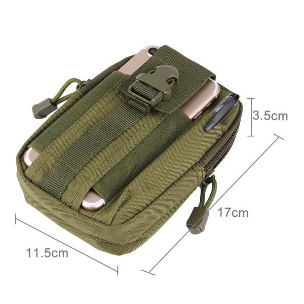 Stylish Multifunctional Outdoor Sports Running Hiking Riding Travelling Waist Bag Phone Camera Protective Case Card Pocket Wallet with Belt Bandage Binding Tape - Image 2