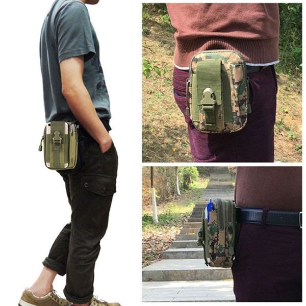 Stylish Multifunctional Outdoor Sports Running Hiking Riding Travelling Waist Bag Phone Camera Protective Case Card Pocket Wallet with Belt Bandage Binding Tape - Image 6