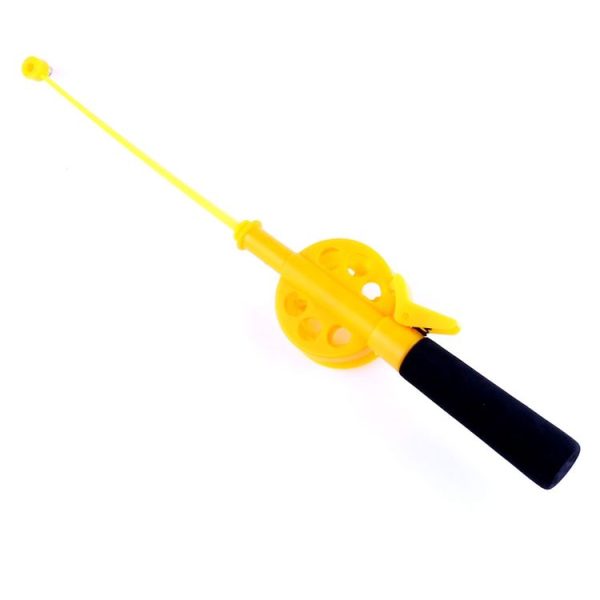 33cm Portable Ice Fishing Rod Plastic Winter Fish Rod Mini Stream Pond Fishing Pole - Image 2
