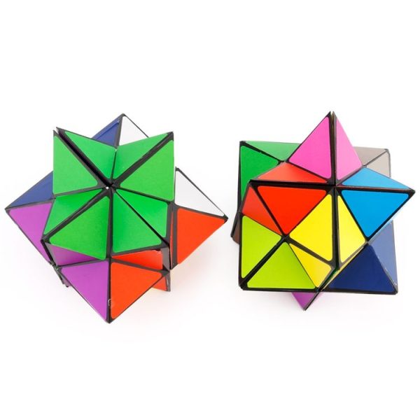 Z9 2 in 1 Colorful Combination Puzzles Magic Cube Reverse Infinity Fidget Cube Pressure Reduction Toy - Image 7