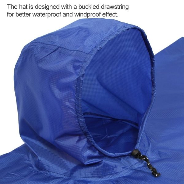 3 in 1 Aotu AT6927 Multifunctional Outdoor Camp Riding Raincoat Picnic Blanket, Size: 217x143cm (Orange) - Image 4