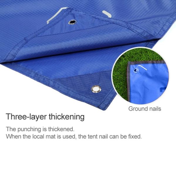 3 in 1 Aotu AT6927 Multifunctional Outdoor Camp Riding Raincoat Picnic Blanket, Size: 217x143cm (Orange) - Image 5