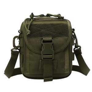 INDEPMAN DL-B020 Fashion Army Style Oxford Cloth Package Crossbody Bag Shoulder Sling Bag Hand Bag Messenger Bag, Size: 17 x 15 x 8 cm