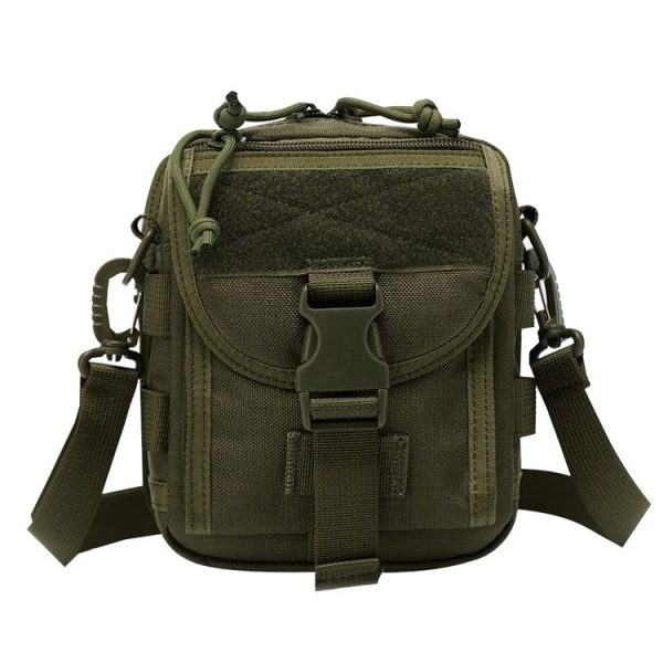 INDEPMAN DL-B020 Fashion Army Style Oxford Cloth Package Crossbody Bag Shoulder Sling Bag Hand Bag Messenger Bag, Size: 17 x 15 x 8 cm - Image 2