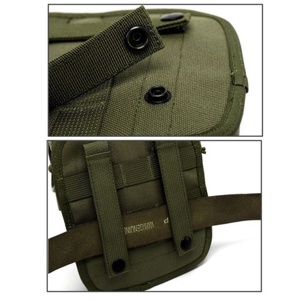 INDEPMAN DL-B020 Fashion Army Style Oxford Cloth Package Crossbody Bag Shoulder Sling Bag Hand Bag Messenger Bag, Size: 17 x 15 x 8 cm - Image 5