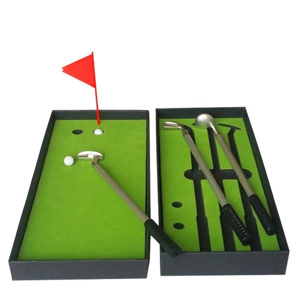 Golf Mini Putting Mat Court Push Rod Trainer, Size: 24.5x10.5x3.5cm - Image 5
