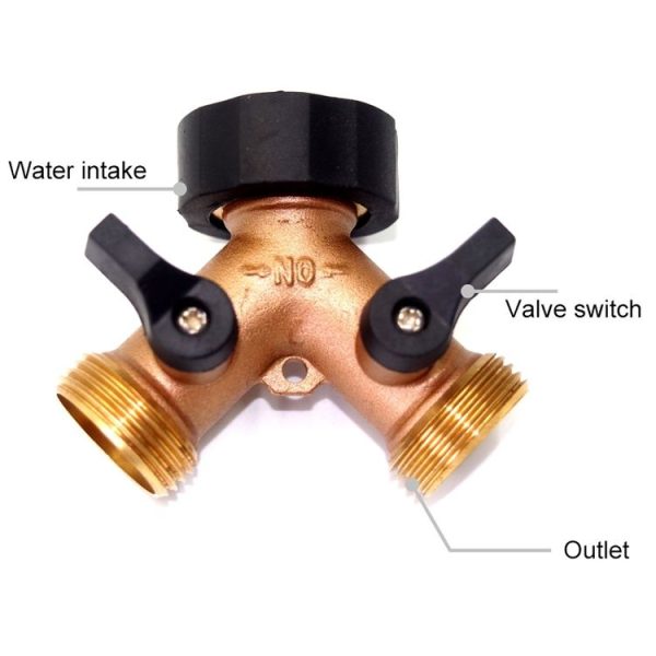 2 In 1 Household Water Tap Valve Shunt Connector - Image 6