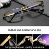 Dual-purpose Photochromic Presbyopic Glasses, +3.50D (Gold) - Image 9