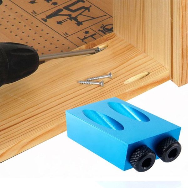 15 Degree Angular Oblique Aluminum Alloy Woodworking Hole Locator - Image 6