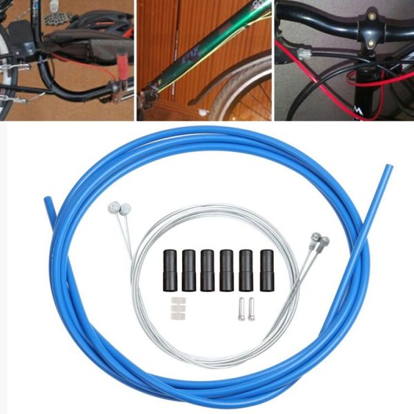 Universal Bicycle Variable Speed Cable Tube Set (Blue)