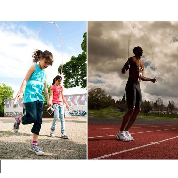 Digital Professional Counting Jump Rope Sports Ball Counter Skipping Rope (Blue) - Image 3