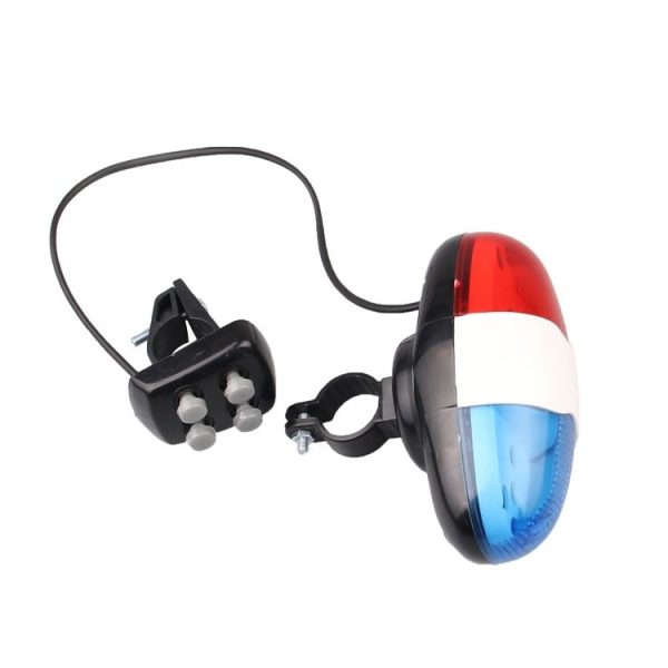 Bicycle 4 Tone Electronic Horn Mountain Bike LED Tail Light Bicycle Multifunction Horn - Image 4